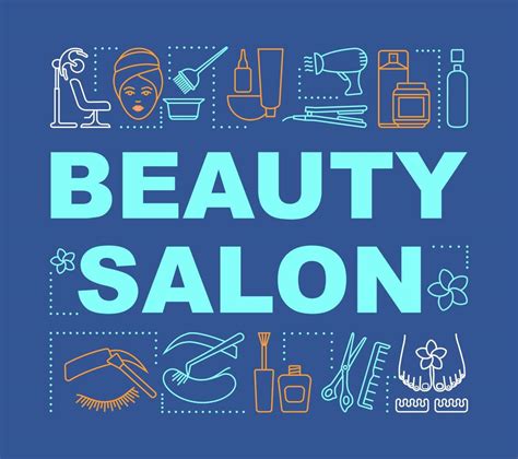 beauty salon words.